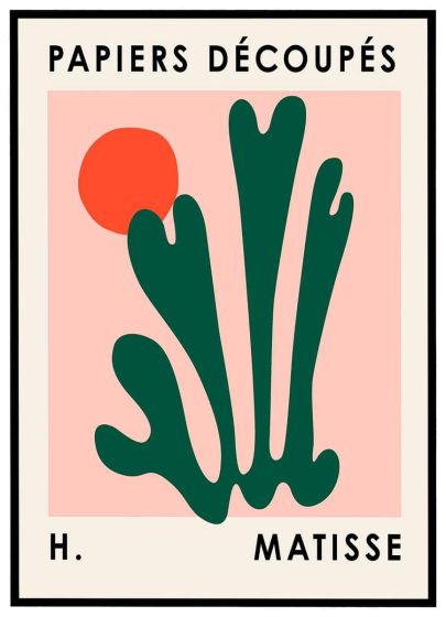 Matisse - Papiers Découpés #1 billede - Flot print til boligen